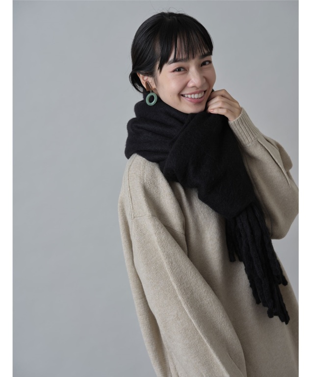 Bottega Veneta アイボリー マフラー BOTTEGA VENETA(ボッテガヴェネタ) マフラー・ストール