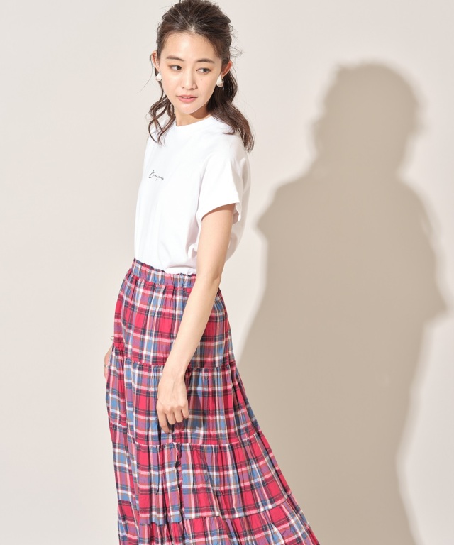 モックネックロゴTシャツ※一部店舗のみ入荷