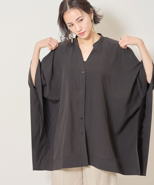 スクエアシャツポンチョ※一部店舗のみ入荷