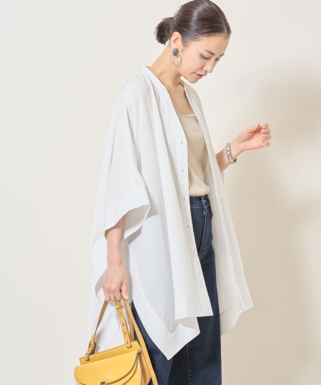 スクエアシャツポンチョ※一部店舗のみ入荷
