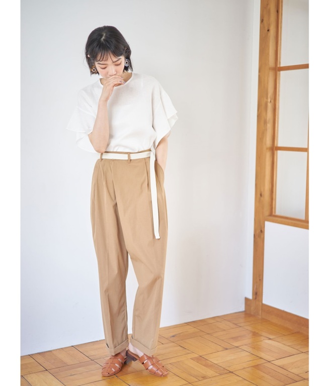 ベルト付きラップパンツ　※一部店舗のみ入荷