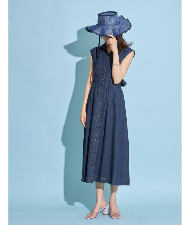 美品　naoho 百合　デニムワンピース FAVORITO ワンピース デニムワンピース : ZOZOTOWN Yahoo!店