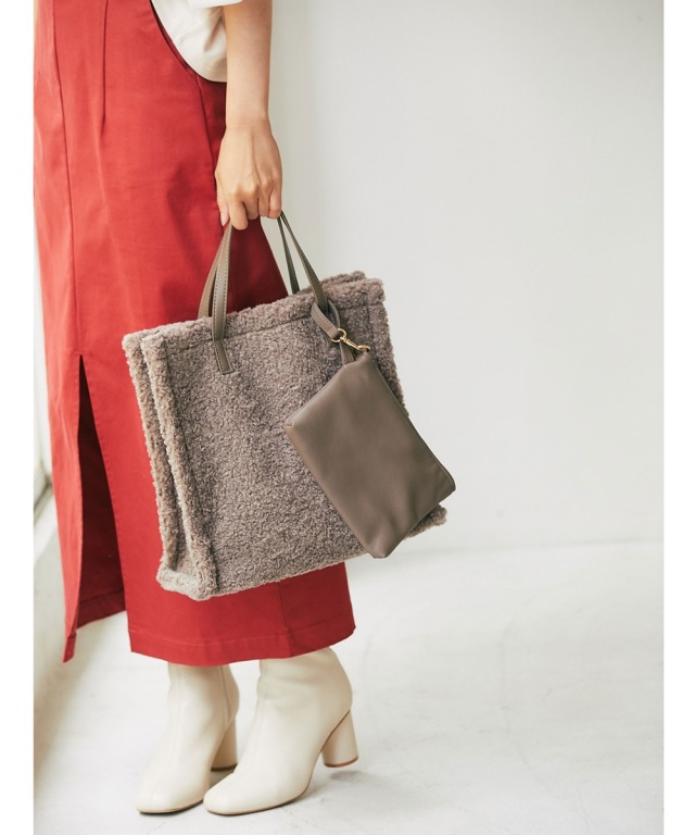 【SALE】リバーシブルボアトート＊SALE品につき返品/交換/注文確定後の変更キャンセル不可＊