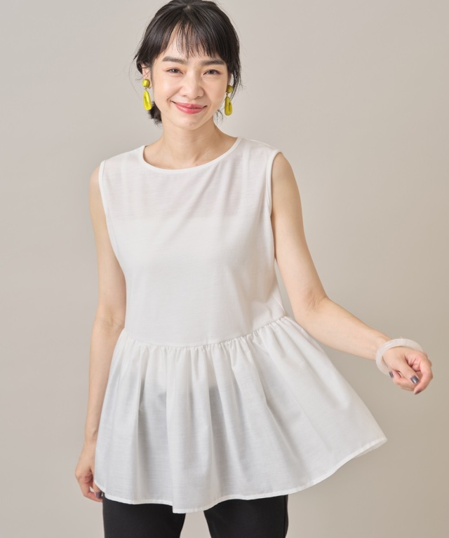 ギャザータンクトップ※一部店舗のみ入荷