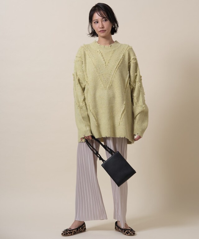 フリンジニット トップス REGIEVO