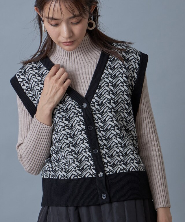 【christian wijnants】floral ジャガード ベスト christian wijnants】floral ジャガード ベスト christian