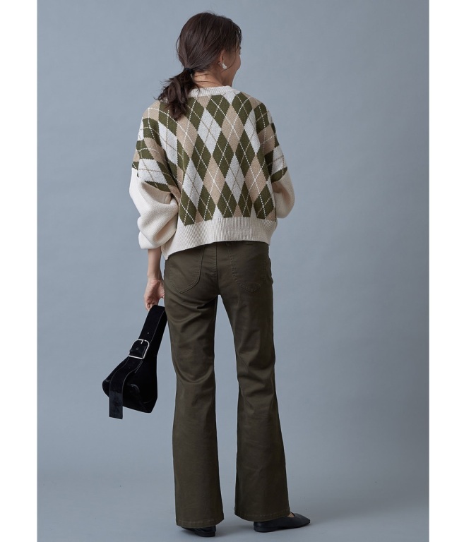 UNUSED アーガイルカーディガン UNUSED [ US2271 (7G cardigan) ] | ロイド・エフダブリュー