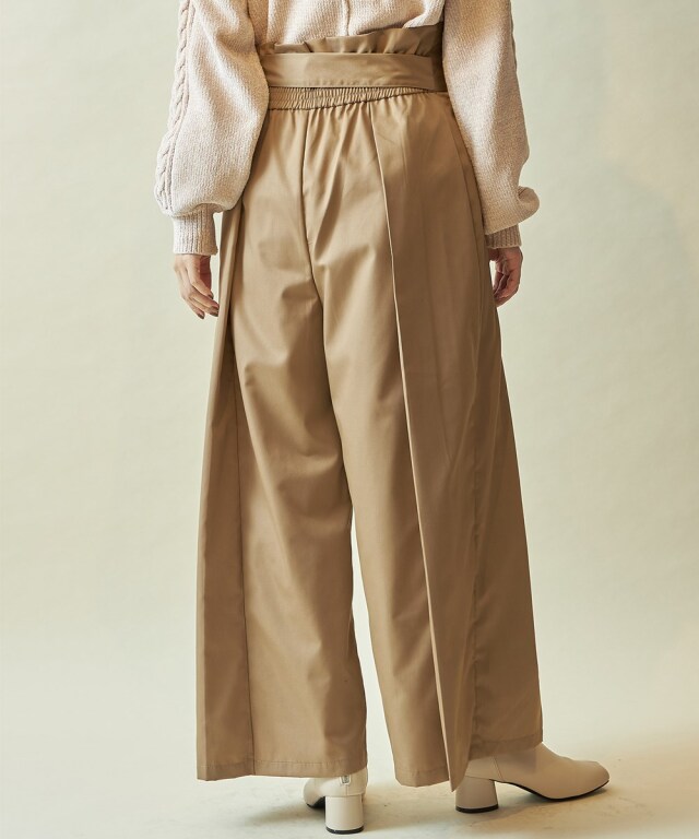 LIMI few / ラップ風カフェパンツ ラップ風パンツ※一部店舗のみ入荷