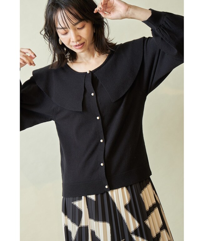 前後2WAYビックカラーカーディガン※一部店舗のみ入荷