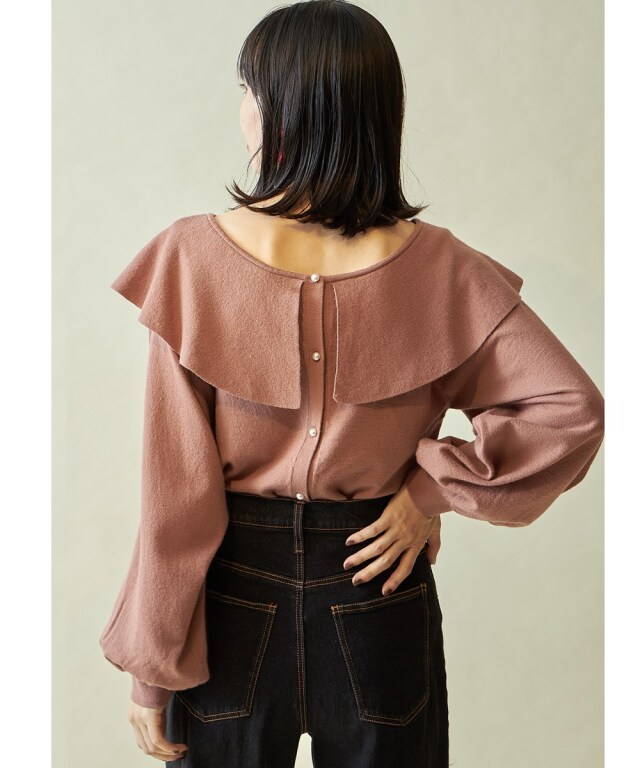 前後2WAYビックカラーカーディガン※一部店舗のみ入荷