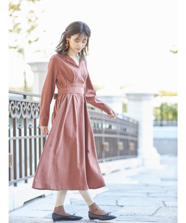 ETEREVE モダングレース トレンチワンピース ETEREVE モダングレース