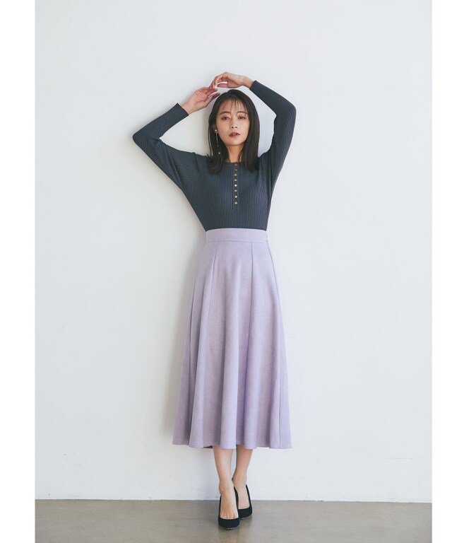 衿下ボタン付きプルオーバー《WINTER KNIT COLLECTION》