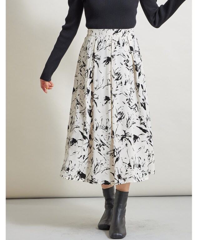 フロッキーフレアスカート※一部店舗のみ入荷 