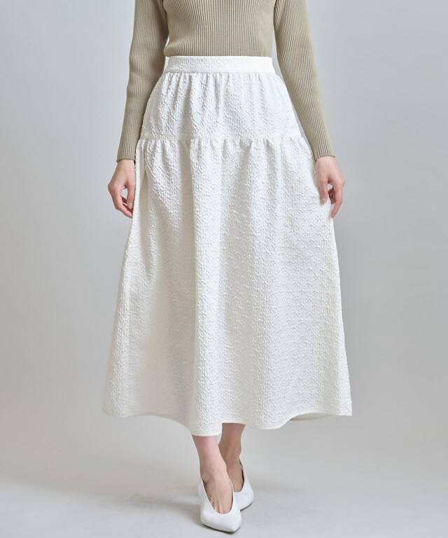 ふくれジャガードスカート※一部店舗のみ入荷