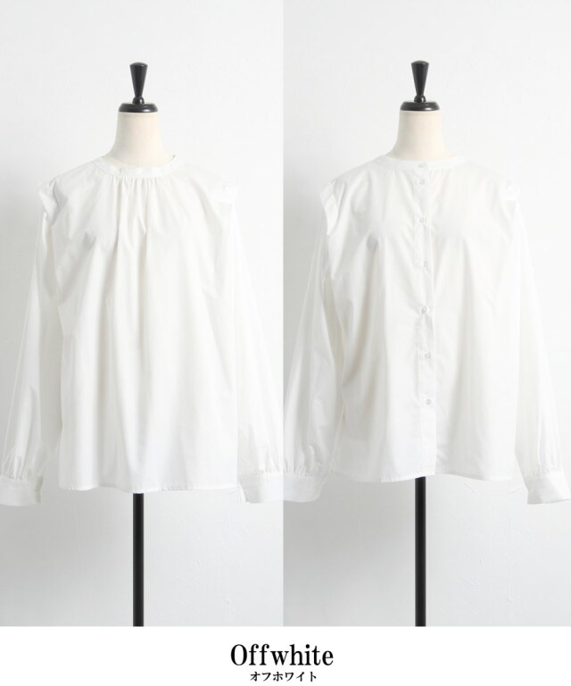 タックショルダーブラウス※WEB Store限定販売