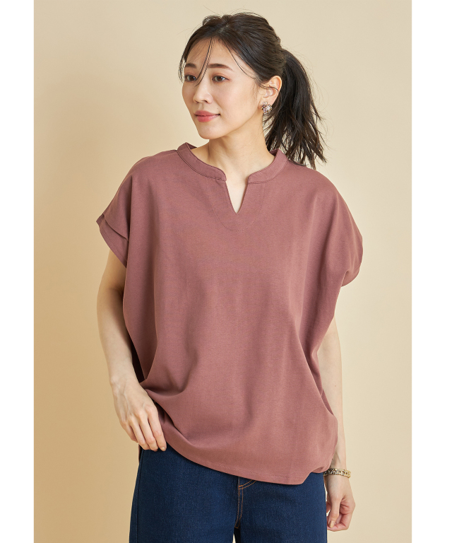 ショルダータックスキッパーカットソー※一部店舗のみ入荷