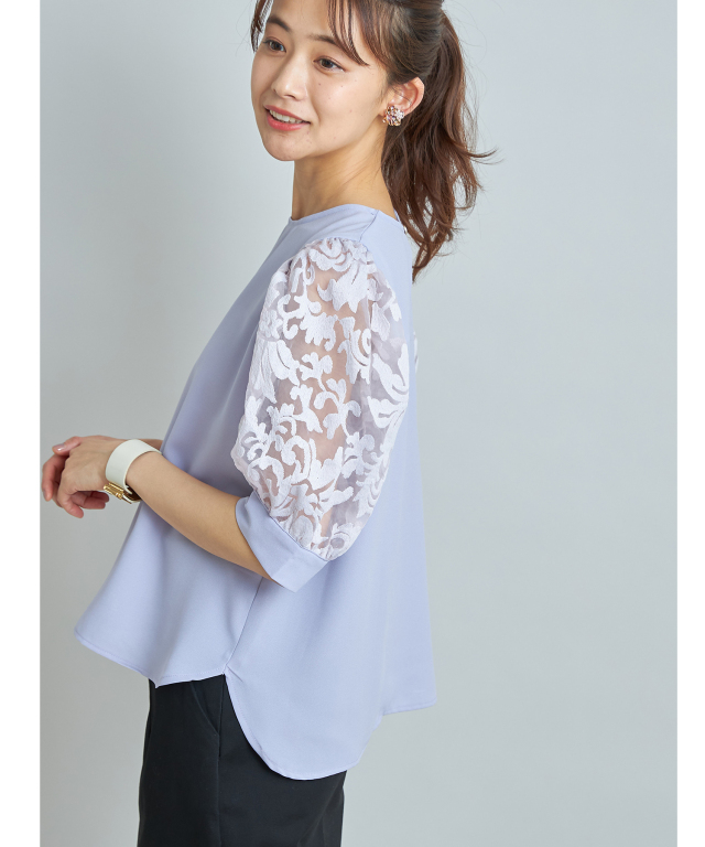 定価22000円◆新品タグ付きヤマダヤ◆ヴィンテージオーガンジーブラウス UNITED ARROWS LTD. OUTLET｜オーガンジー 2WAY ブラウス