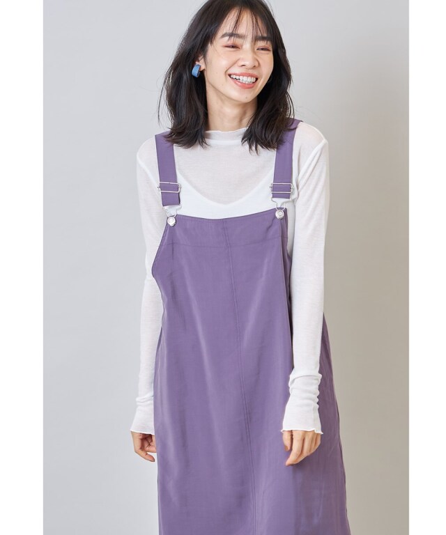 スリットサロペットワンピース※一部店舗のみ入荷