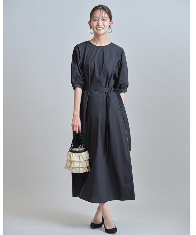 ショルダータックタイプライターワンピース※一部店舗のみ入荷