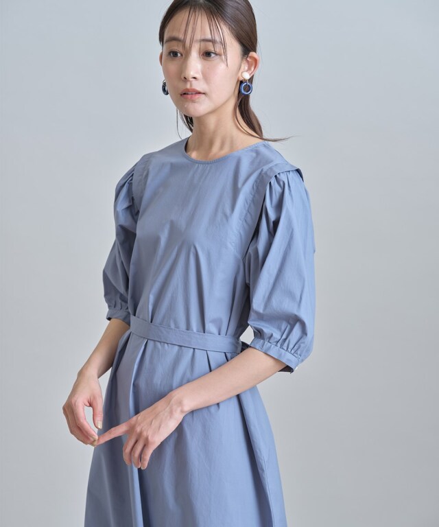 ショルダータックタイプライターワンピース※一部店舗のみ入荷