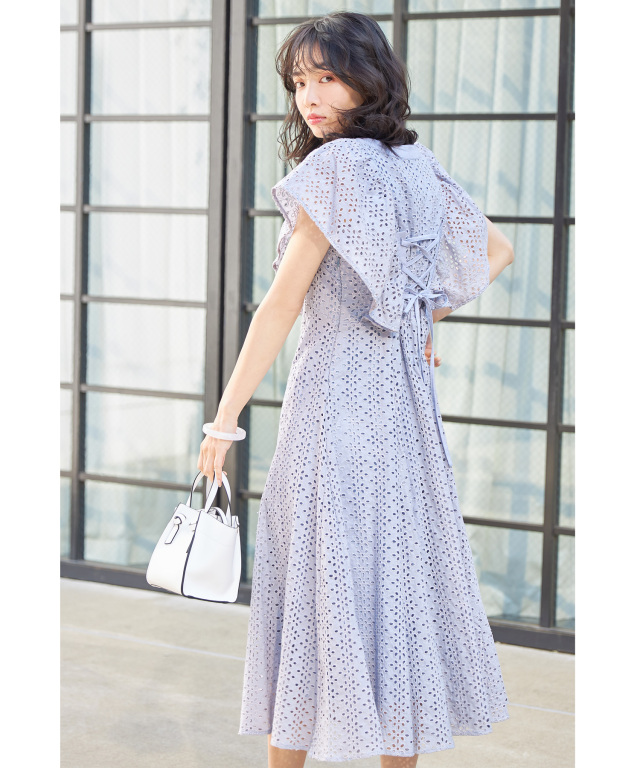 ラッフルスリーブワンピース ※WEB Store先行販売 ※店舗販売は6/22(水)～となります。