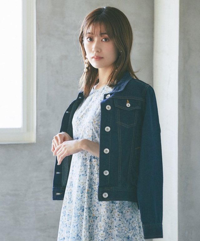 COCOLO Bland ダークブルー Gジャン COCOLO Bland ダークブルー Gジャン