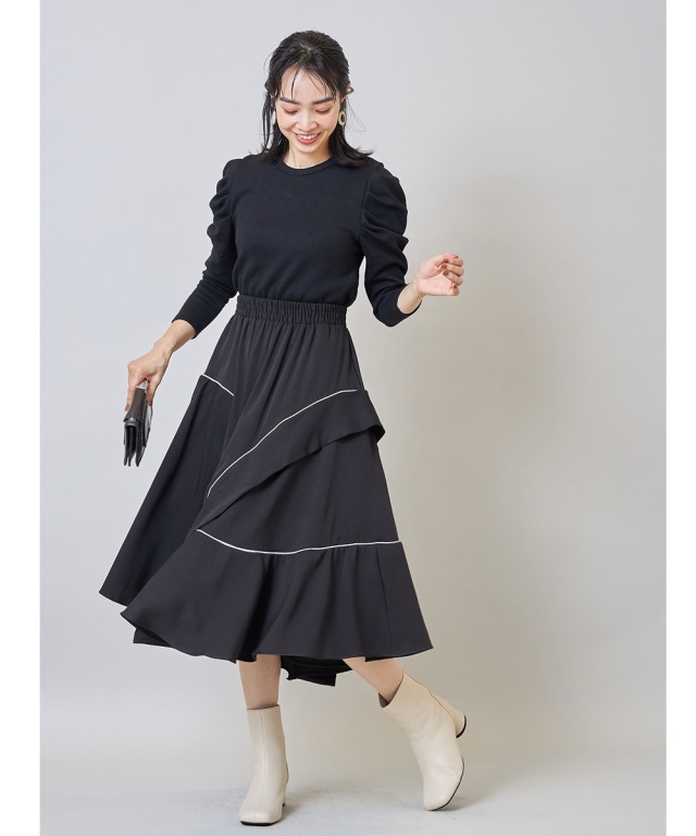 切替フレアスカート※一部店舗のみ入荷