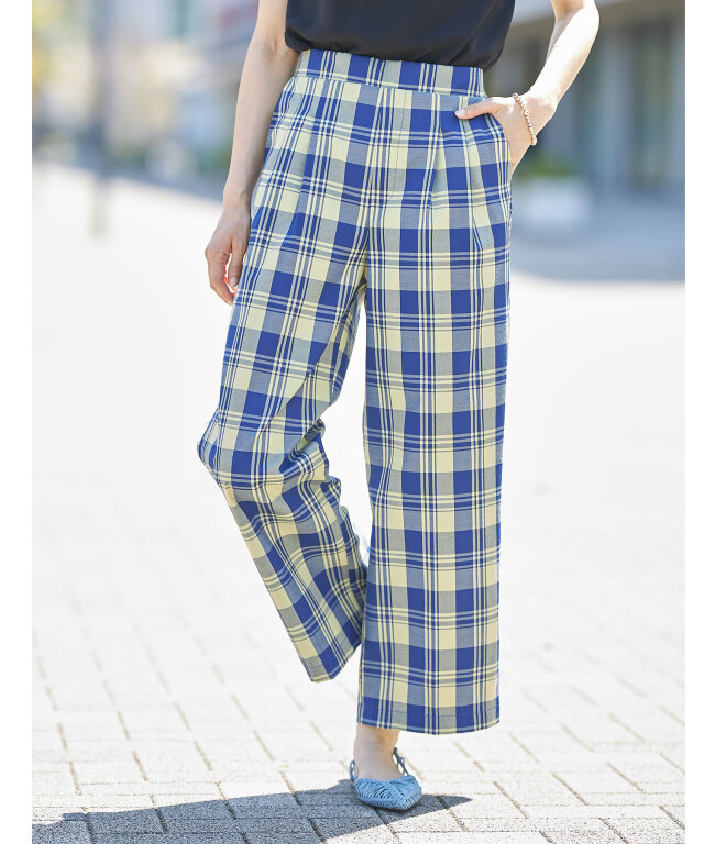 カラータータンチェックパンツ※WEB Store限定販売
