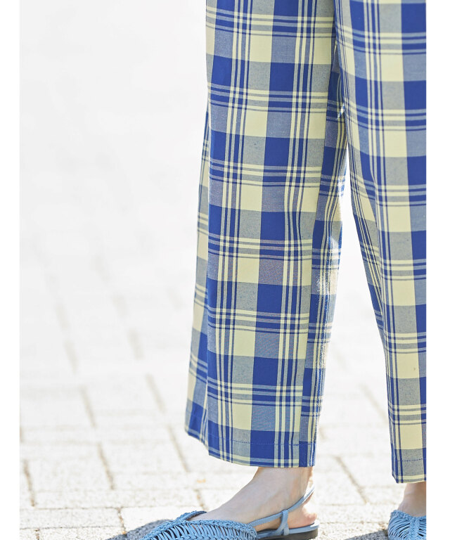 カラータータンチェックパンツ※WEB Store限定販売