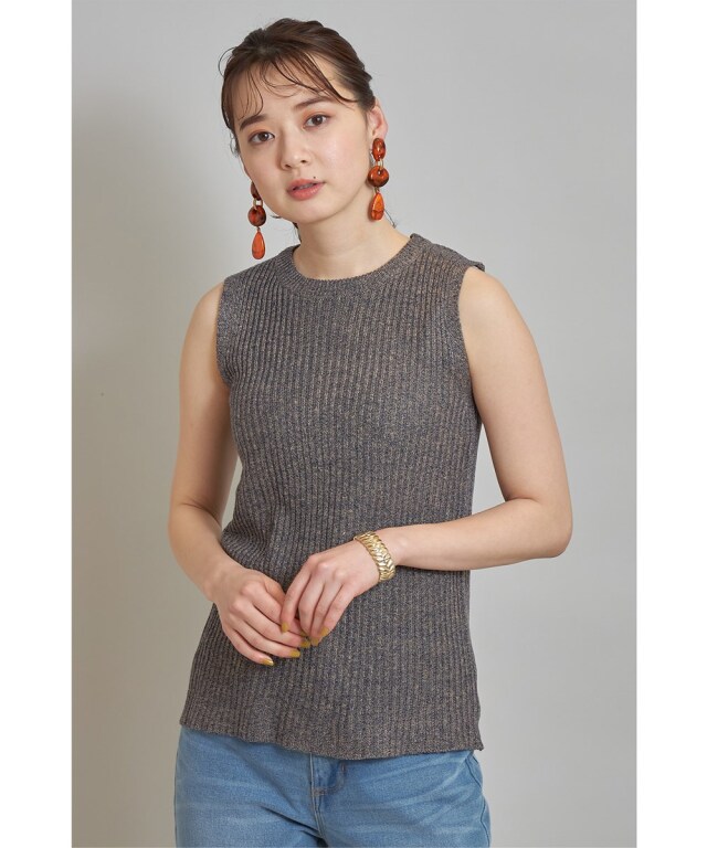 ノースリーブメランジニット※一部店舗のみ入荷