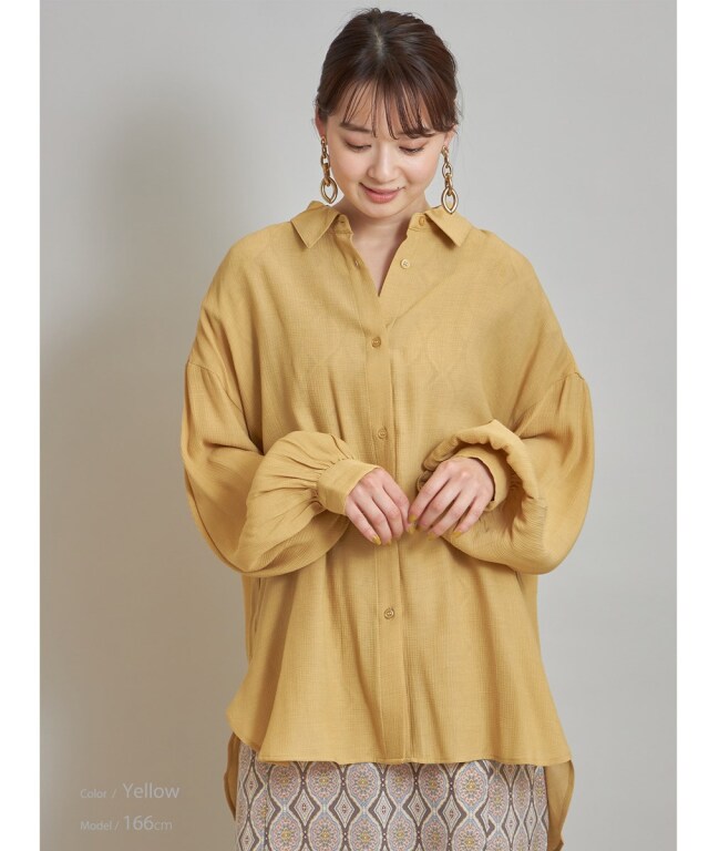 ボリュームスリーブシャツ※一部店舗のみ入荷