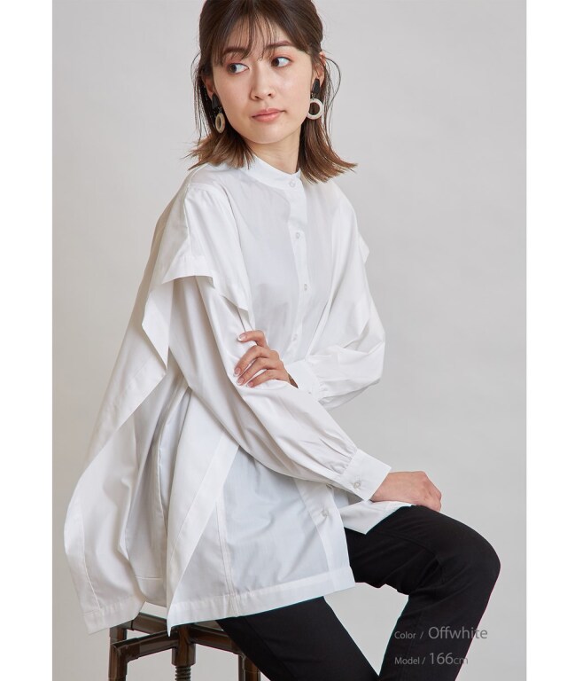 スクエアポンチョシャツ※WEB Store限定販売