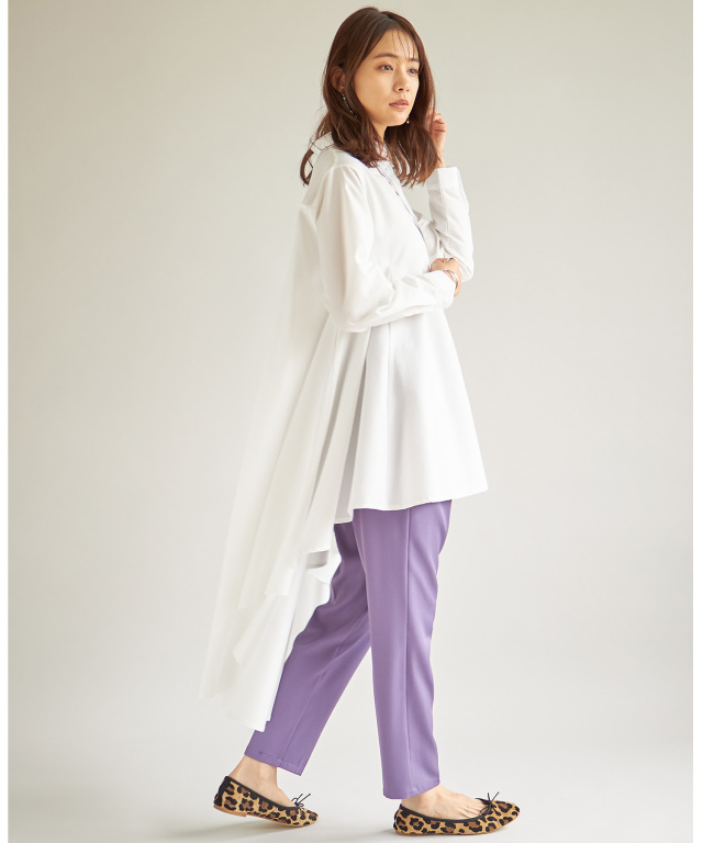 ワンピース Aya Ayaさん着用】イレギュラーヘムシャツワンピース