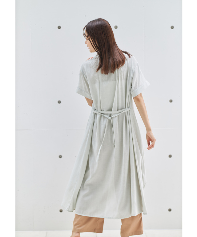 ベルト付き開襟シャツワンピース※WEB Store限定販売