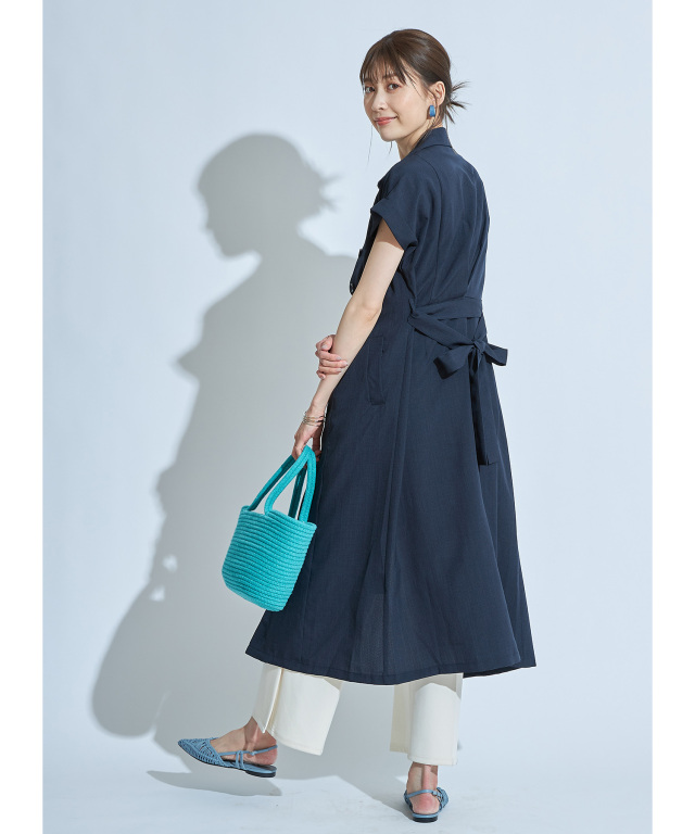 開襟シャツワンピース※WEB Store限定販売