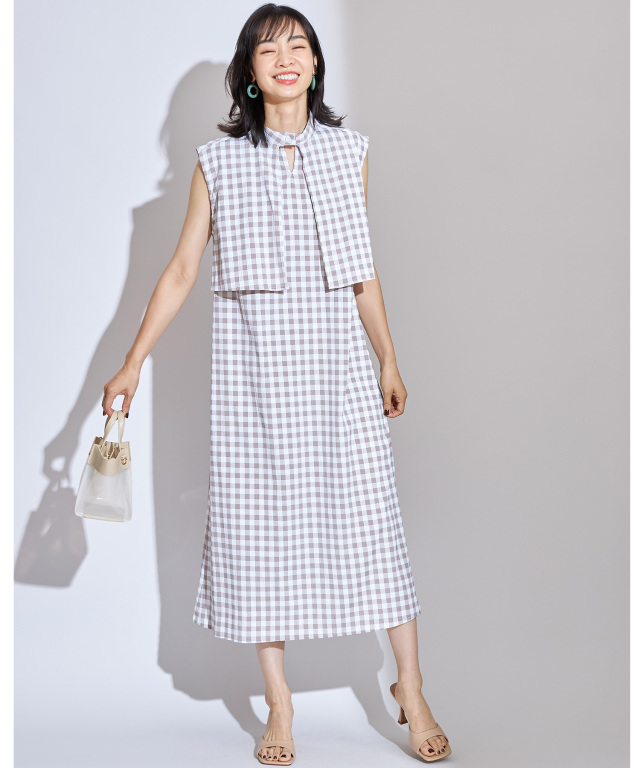 ギンガムチェックセットワンピース※一部店舗のみ入荷 