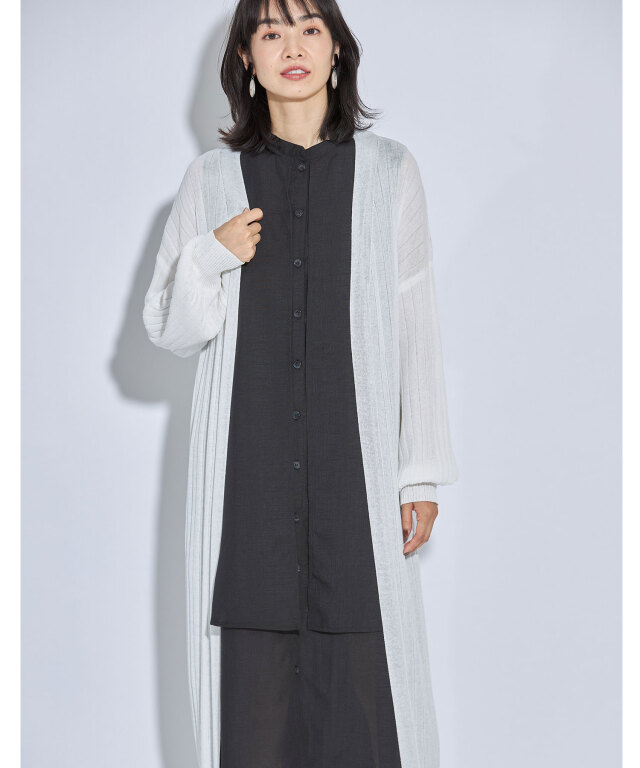 リブロングカーディガン※一部店舗のみ入荷