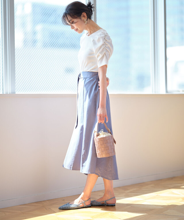 編み込みバケツ型ワンハンドルバッグ※WEB Store限定販売