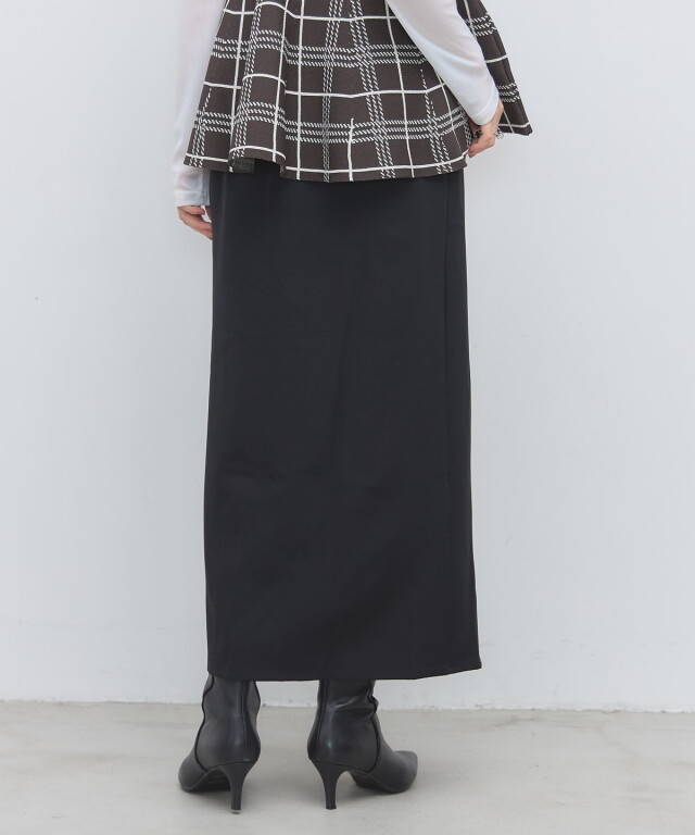 オフィシャルサイト限定】カットジョーゼットタイトスリットスカート