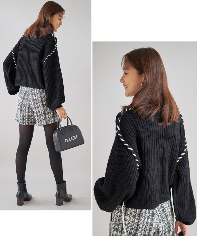 ハンドステッチプルオーバー