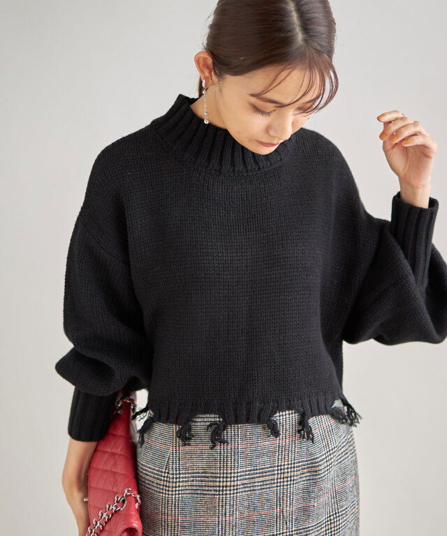11月25日午前0:00WEB限定再販！裾ダメージボリューム袖プルオーバー※WEB Store限定販売