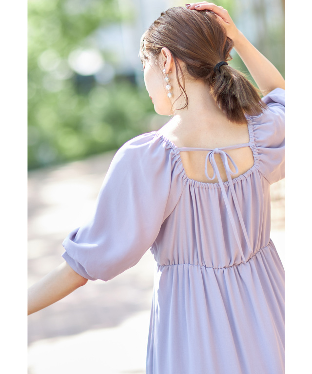 (今季のアイテム、人気・オンライン完売アイテム)シャーリングワンピース シャーリングティアードワンピース※WEB Store限定販売