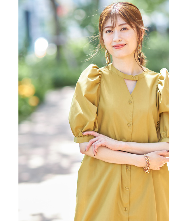 前後2WAY袖ボリュームワンピース※WEB Store限定販売