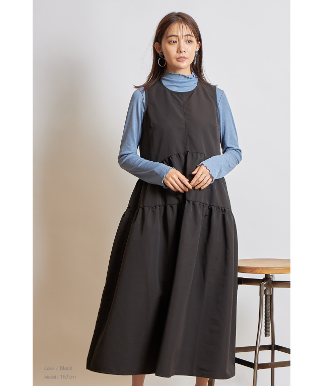 タフタマキシワンピース※一部店舗のみ入荷