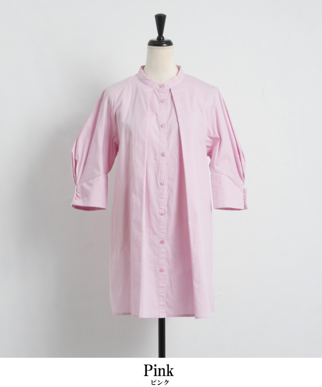 ランタンスリーブチュニックブラウス※WEB Store限定販売商品