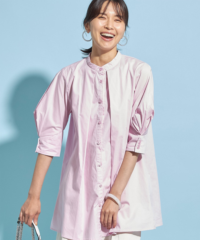 ランタンスリーブチュニックブラウス※WEB Store限定販売商品