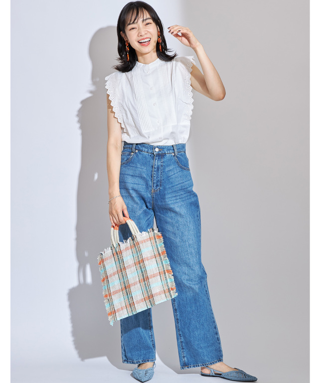 フリンジジャガードトートバッグ※WEB Store限定販売