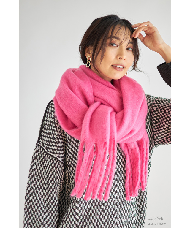 jakke ジャッキー マフラー  ピンク 【古着】【中古】【送料無料】 jakke ジャッキー マフラー ピンク 【古着】【中古】【送料無料】の