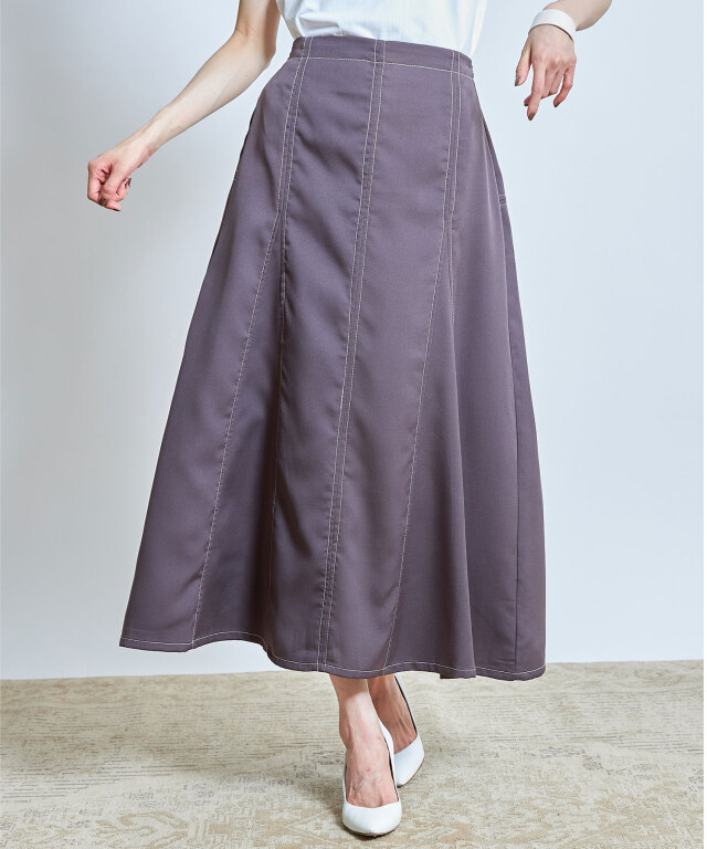 配色ステッチマーメイドスカート※一部店舗のみ入荷