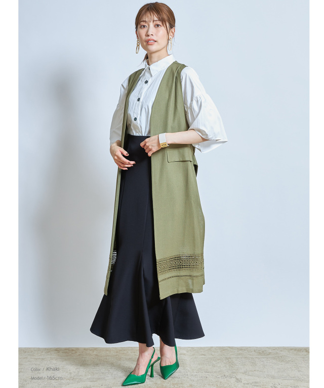 モチーフレースジレ※WEB Store限定販売
